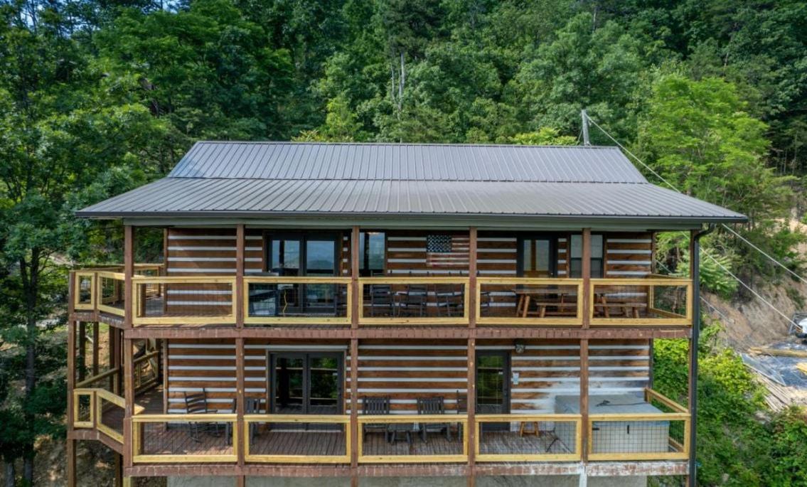 Smoky View With A Twist Vila Pigeon Forge Exterior foto